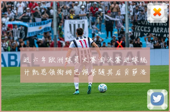 近六年欧洲球员大赛淘汰赛进球统计凯恩领衔姆巴佩紧随其后贡萨洛表现不俗